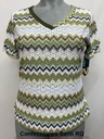 camiseta escote pico manga vuelta