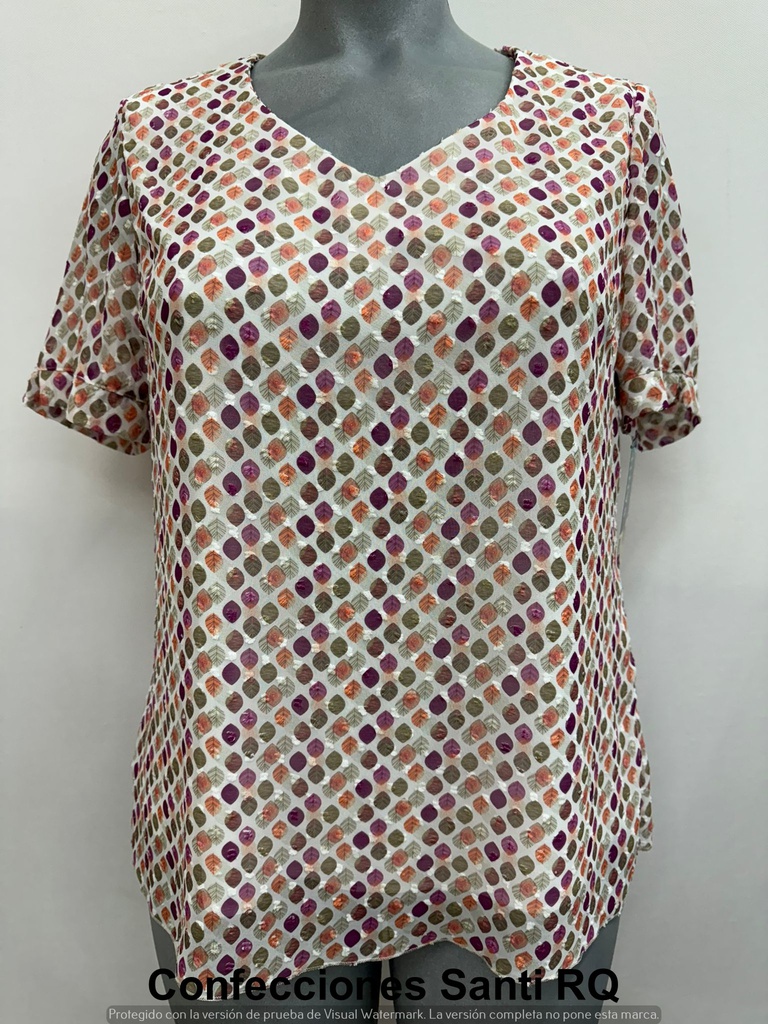 blusa plumetti m/c
