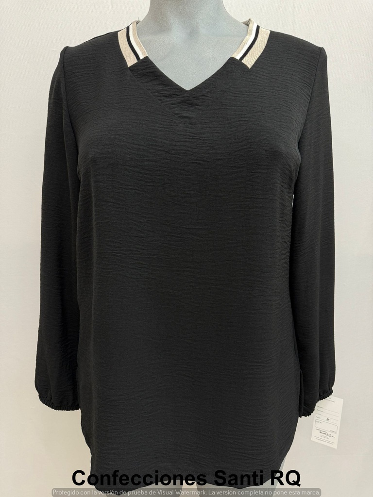 BLUSA MEDIO ESCOTE CANALÉ