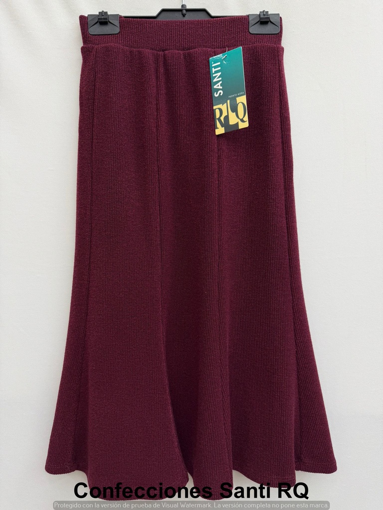 FALDA 10  GODETS CANALE LISO