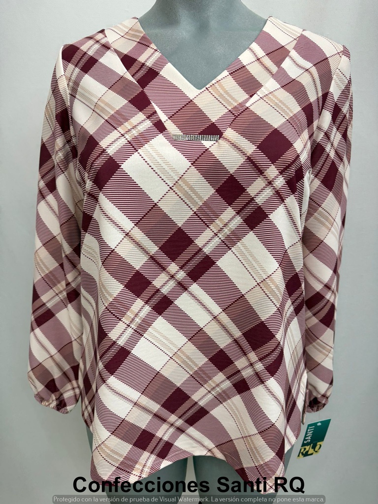 BLUSA TIRA STRASS CUELLO