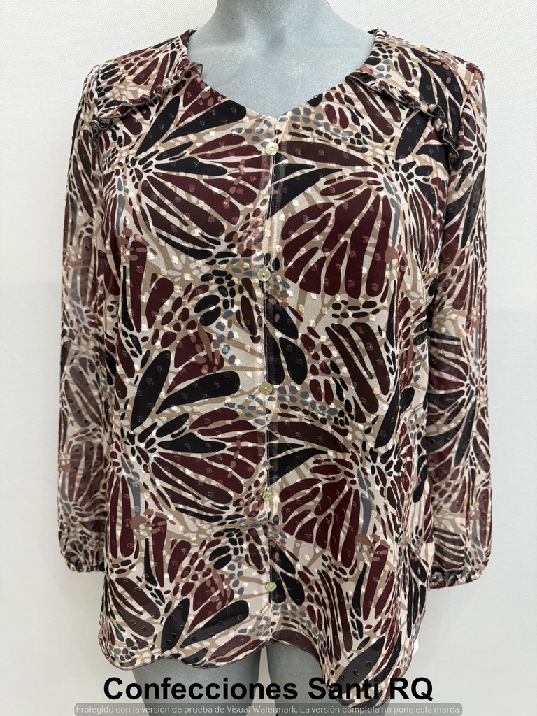 BLUSA PLUMETTI BOTONES CENTRO