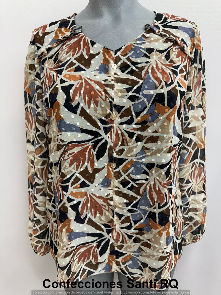 BLUSA PLUMETTI BOTONES CENTRO