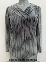 CAMISETA ESCOTE PLIEGUES LUREX