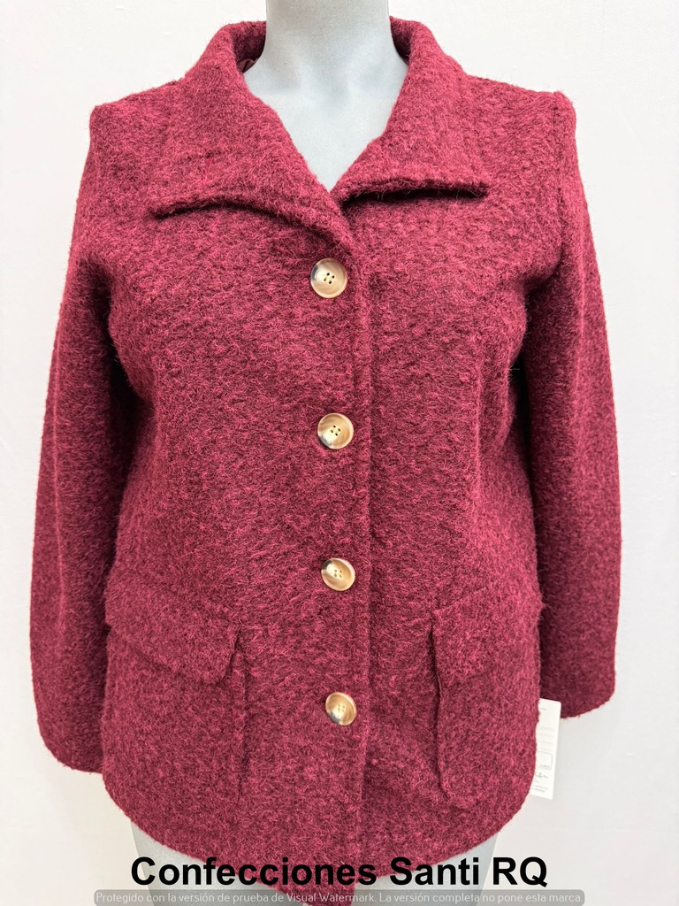 CHAQUETON CORTO LISO