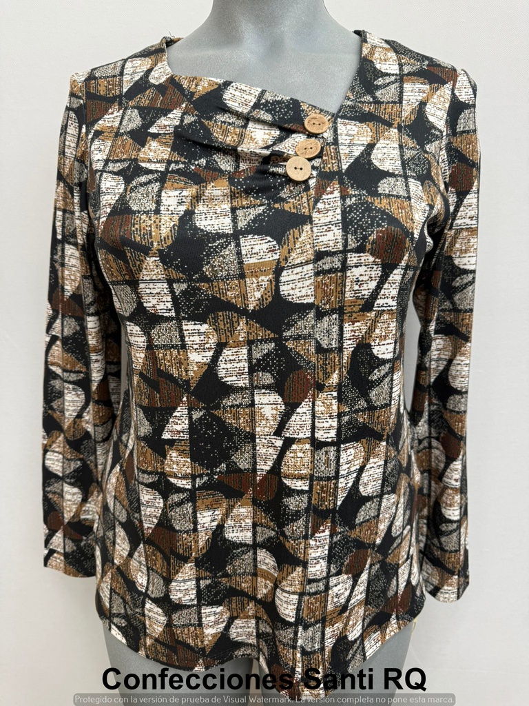 CAMISETA ESCOTE TRAPECIO