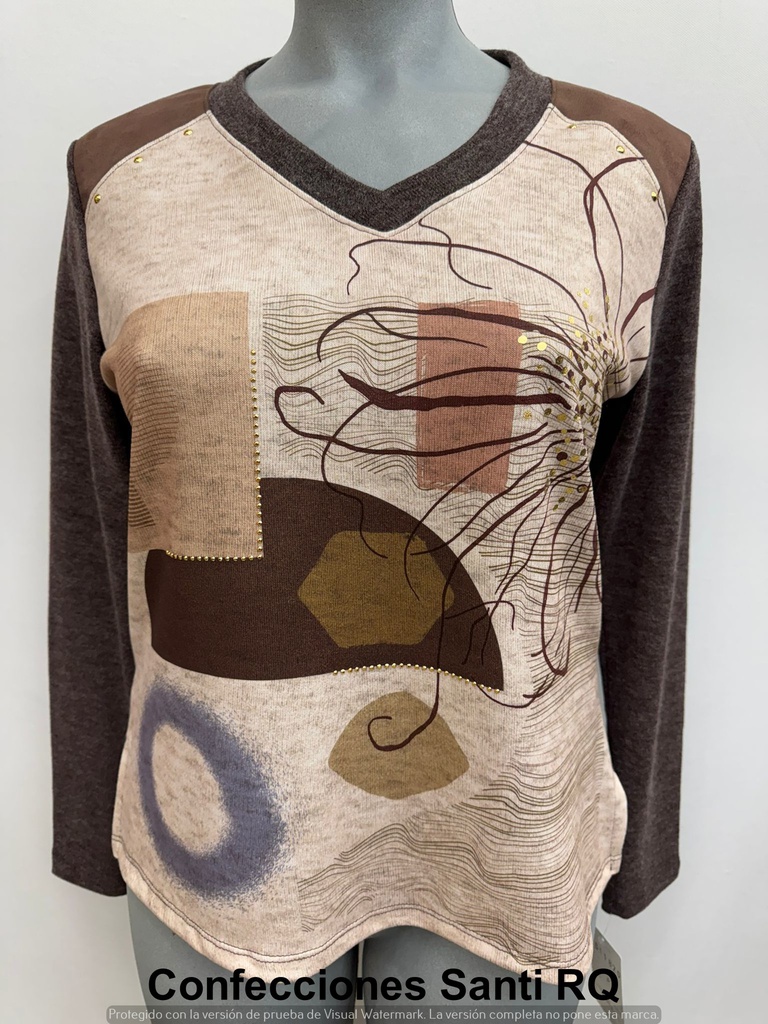 CAMISETA FIGURAS C/PICO