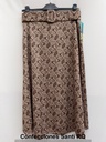 FALDA CAPA CINTURON ESTAMPADA