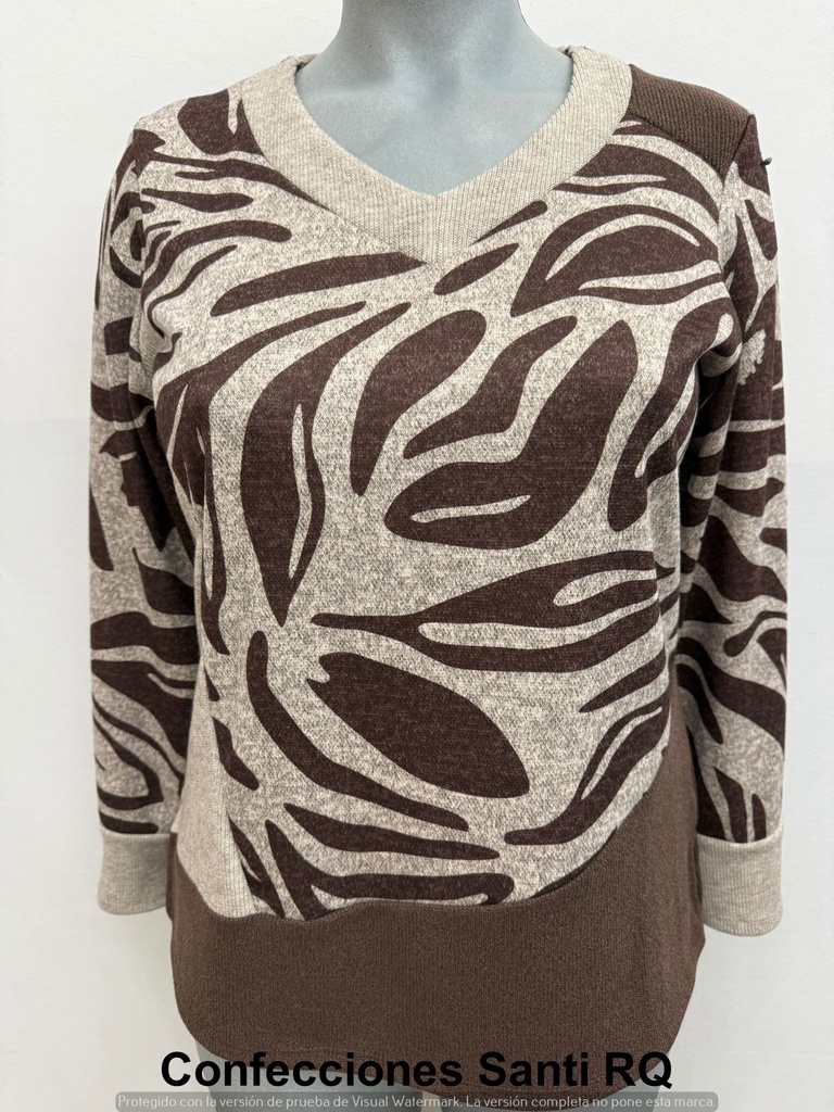 CAMISETA ESTAMPADO COMBINADO CANALE