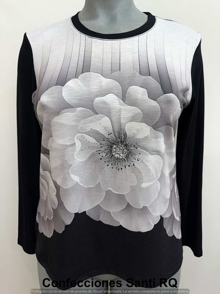 CAMISETA FLOR
