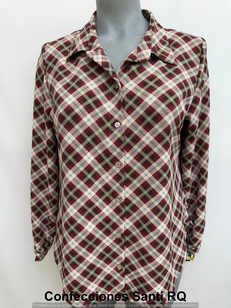 BLUSA CAMISERA CUADROS