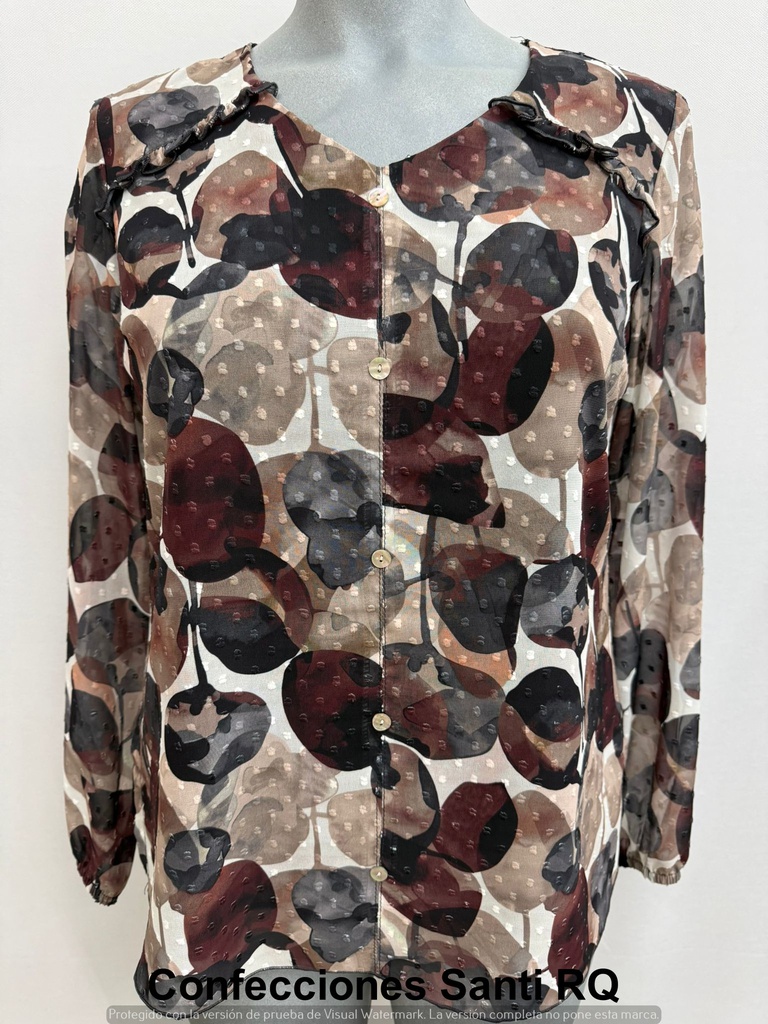 BLUSA PLUMETTI BOTONES CENTRO