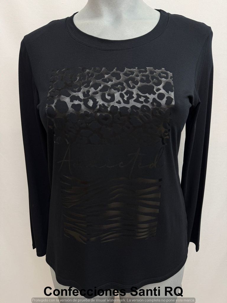 CAMISETA CHIC LEOPARDO