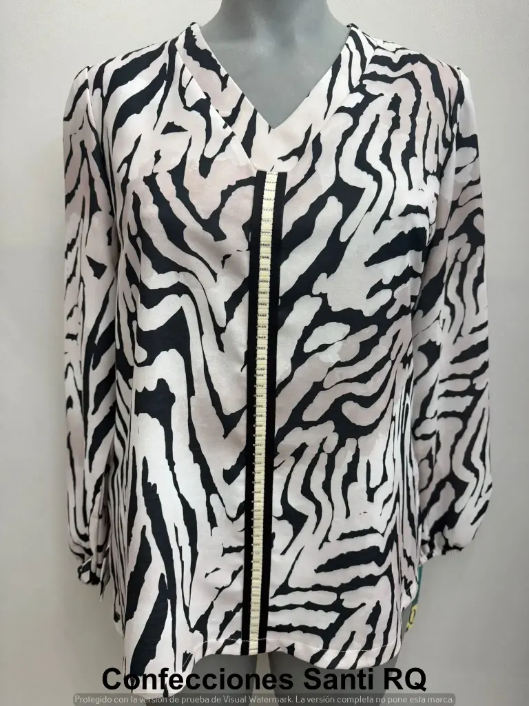 BLUSA TIRA STRASS CENTRO
