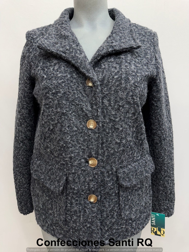 CHAQUETON CORTO LISO