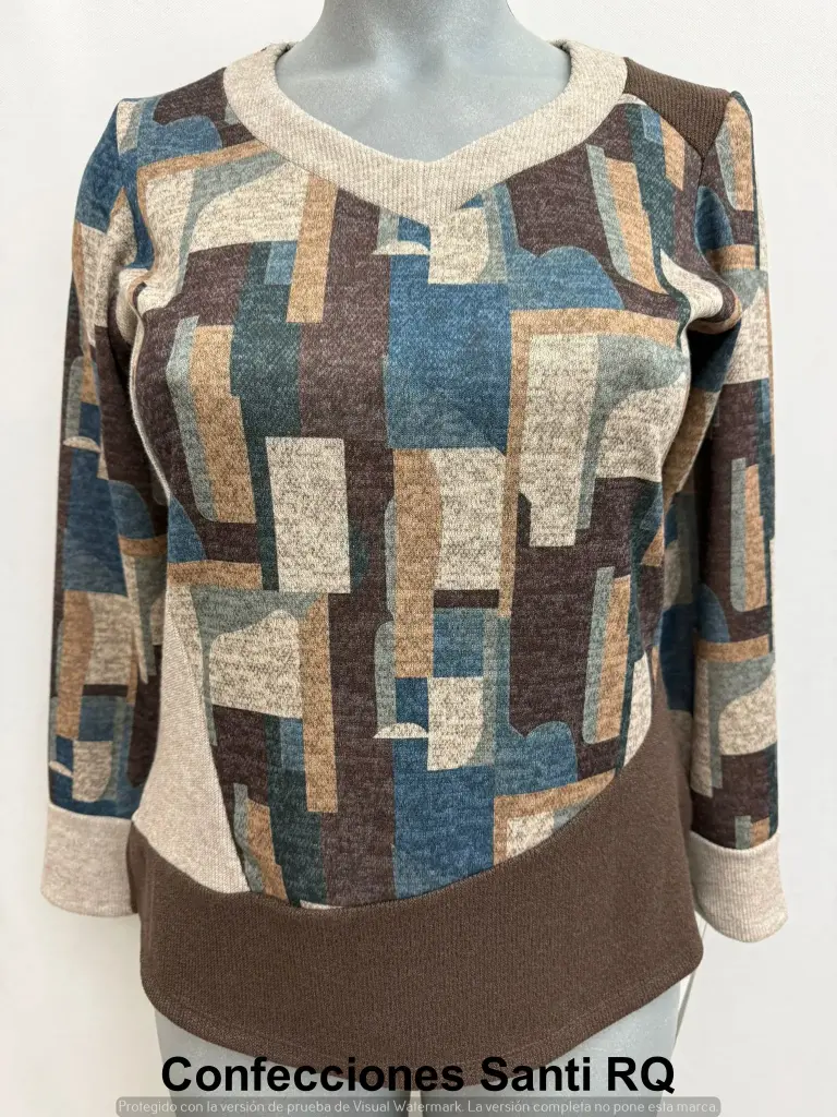 CAMISETA ESTAMPADO COMBINADO CANALE