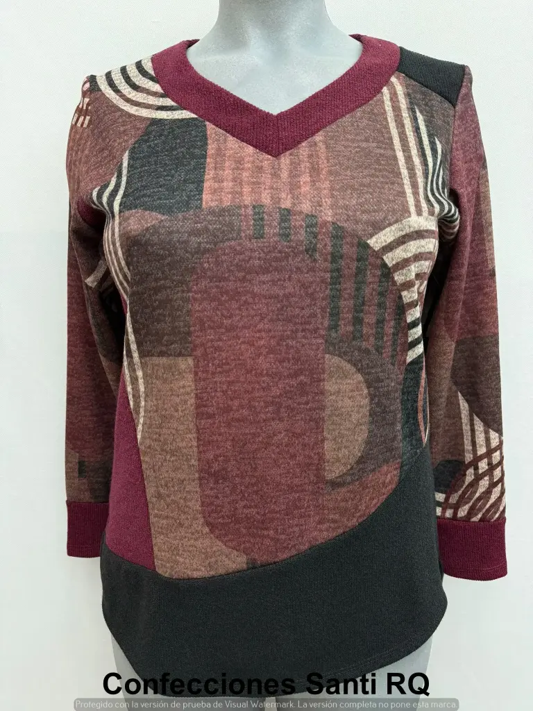 CAMISETA ESTAMPADO COMBINADO CANALE