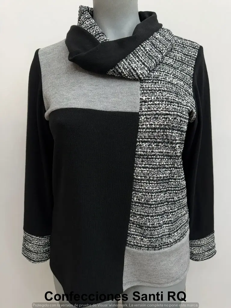 CAMISETA COMBI JACKARD