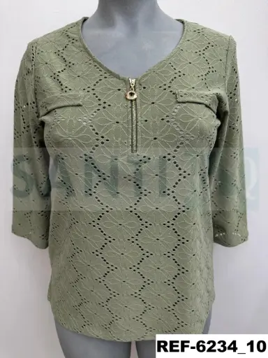 camiseta cremallera tapetas