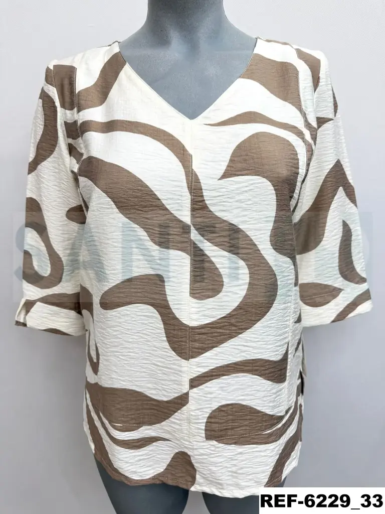 blusa pespunte al filo