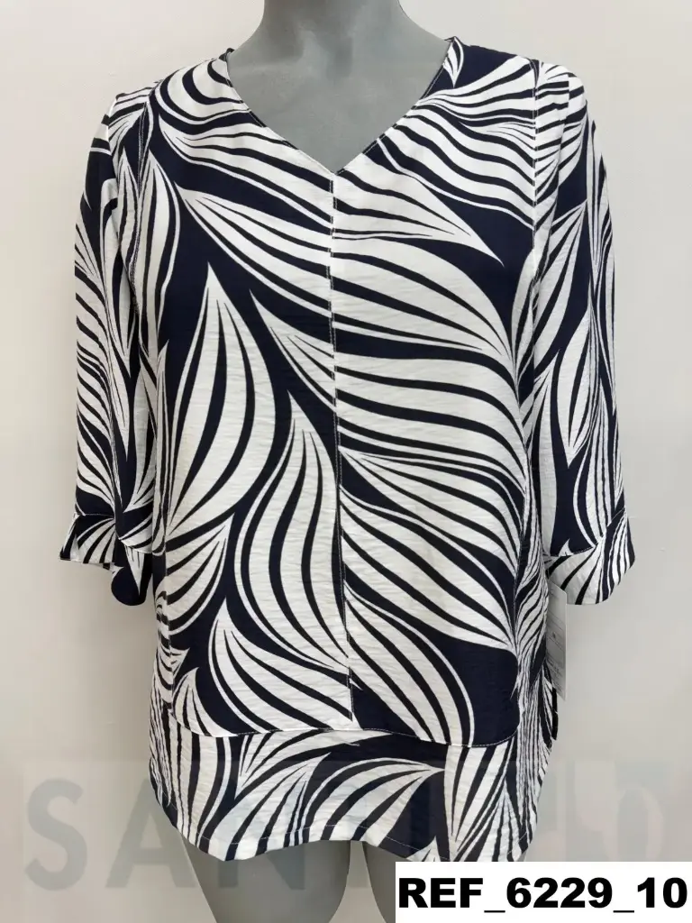 blusa pespunte al filo
