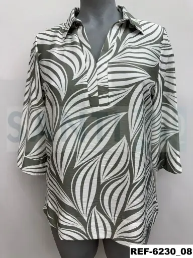 camiseta cuello camisero