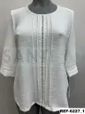 blusa media espalda bordada