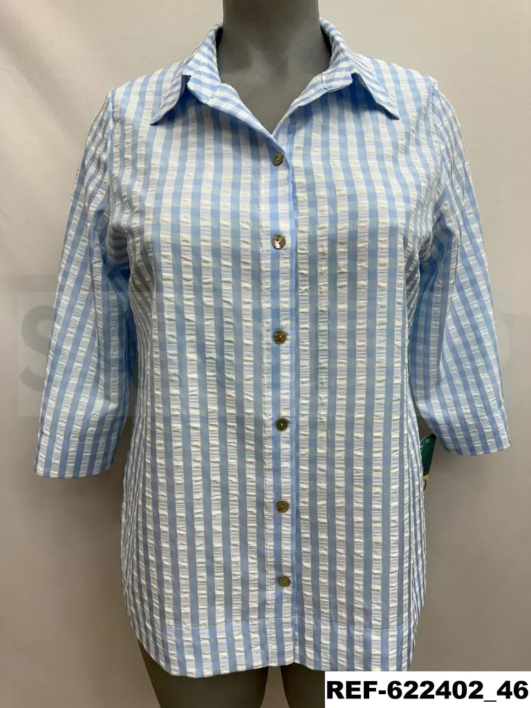 camisa bajo ancho  cuadro