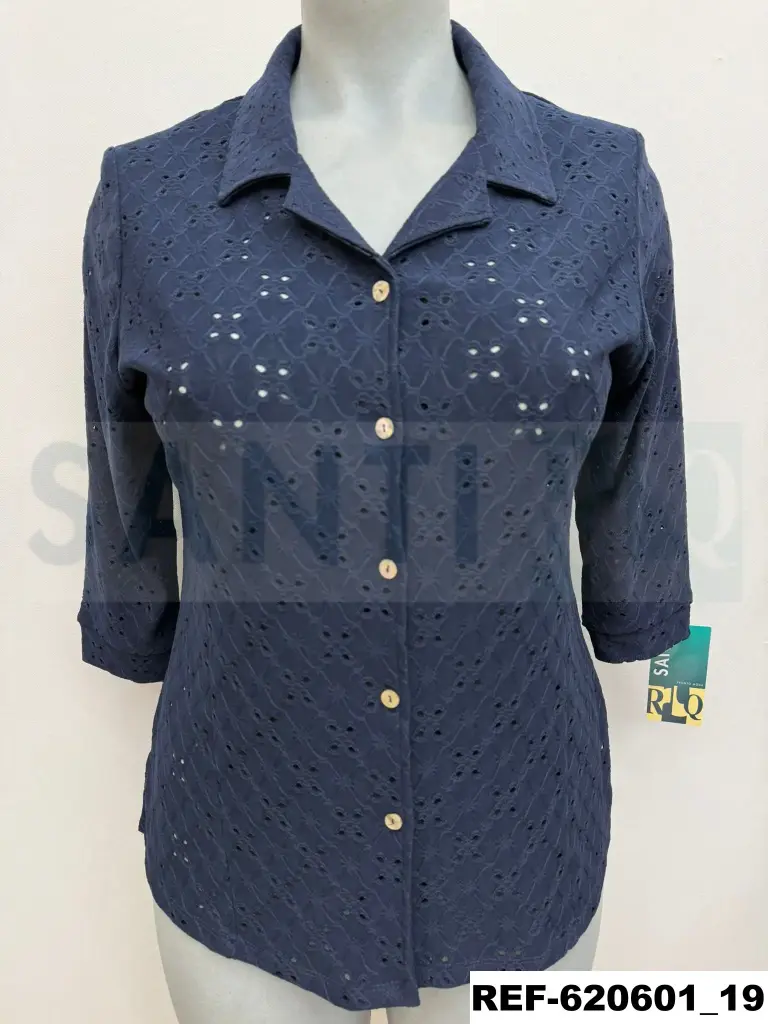 blusa punto calado