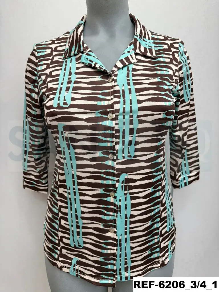 blusa punto manga 3/4