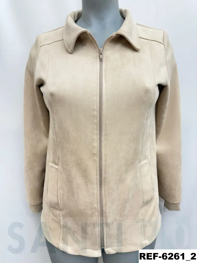 sobrecamisa antelina lisa