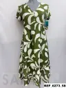vestido rizo pecho volante