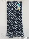 falda diez godet punto estampada