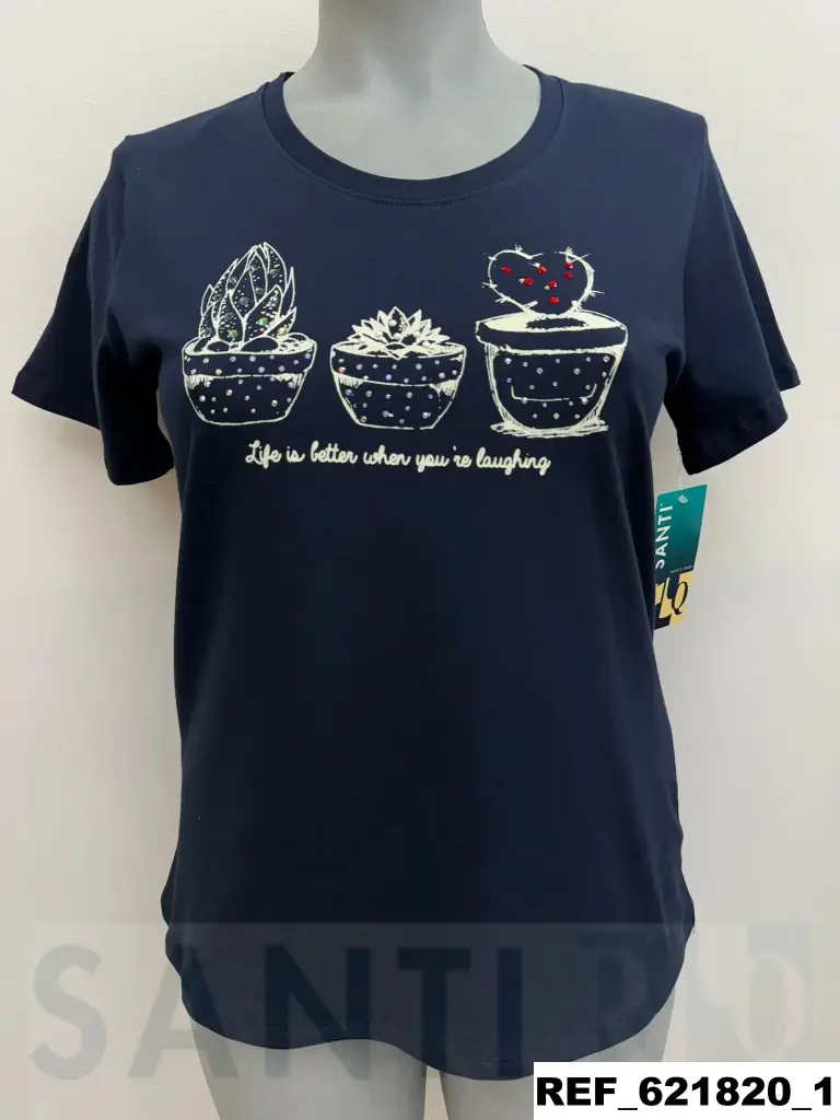camiseta algodon CACTUS
