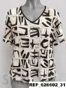 camiseta sin costadillo brillo M/C 
