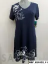 vestido viscosa flores bajo