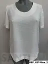 blusa piquetas manga lisa
