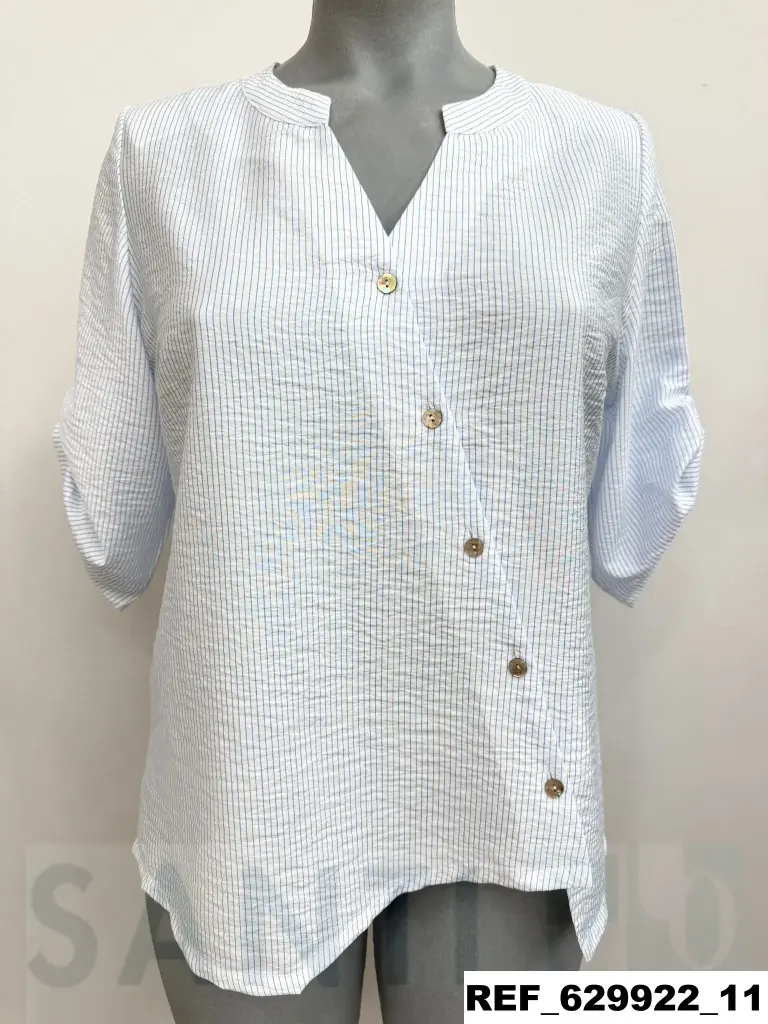 camisa asimetrica