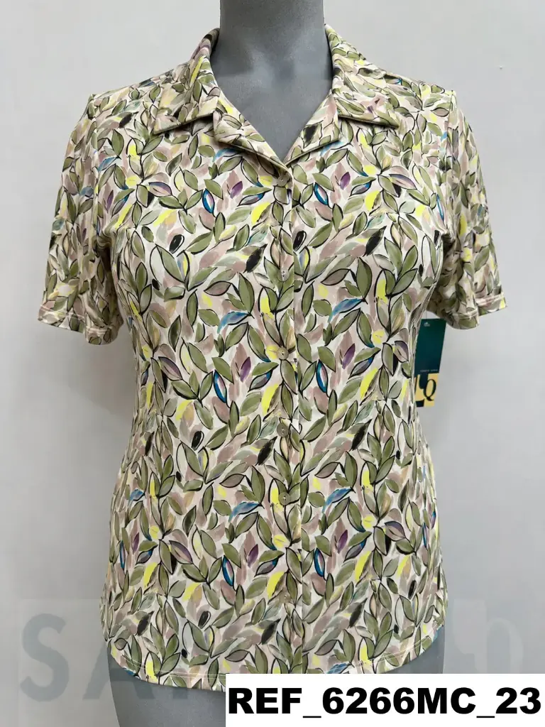 blusa punto estampada M/C
