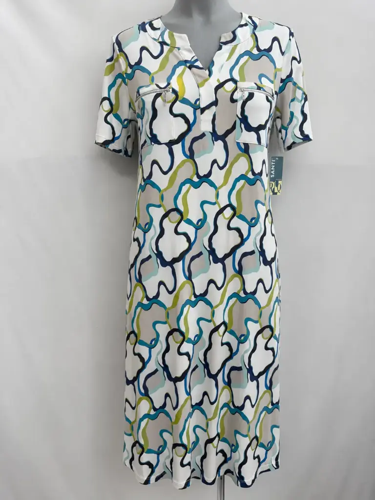 vestido dos bolsillos cremallera
