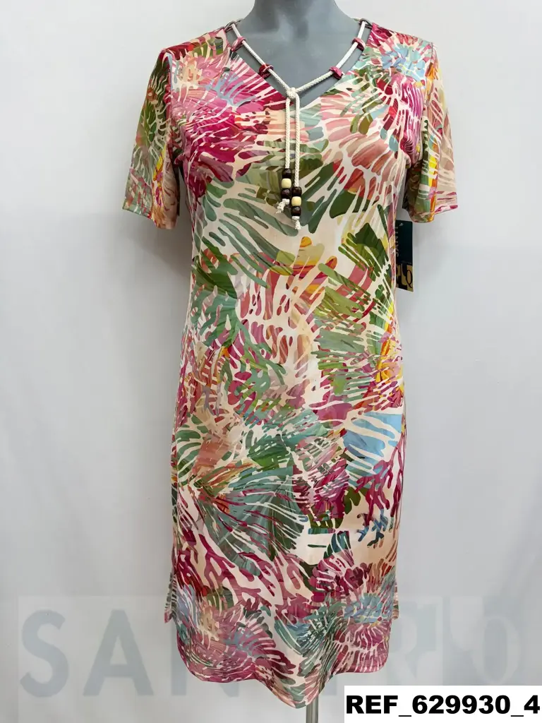 vestido cordon bolas