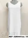 vestido viscosa plana bel lino