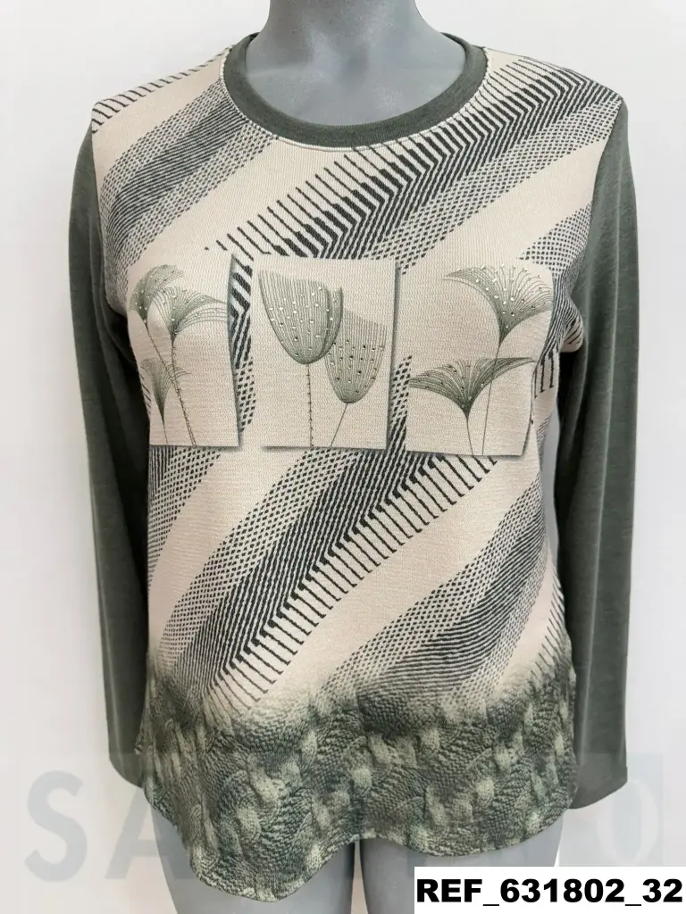 camiseta FLOR ABANICO