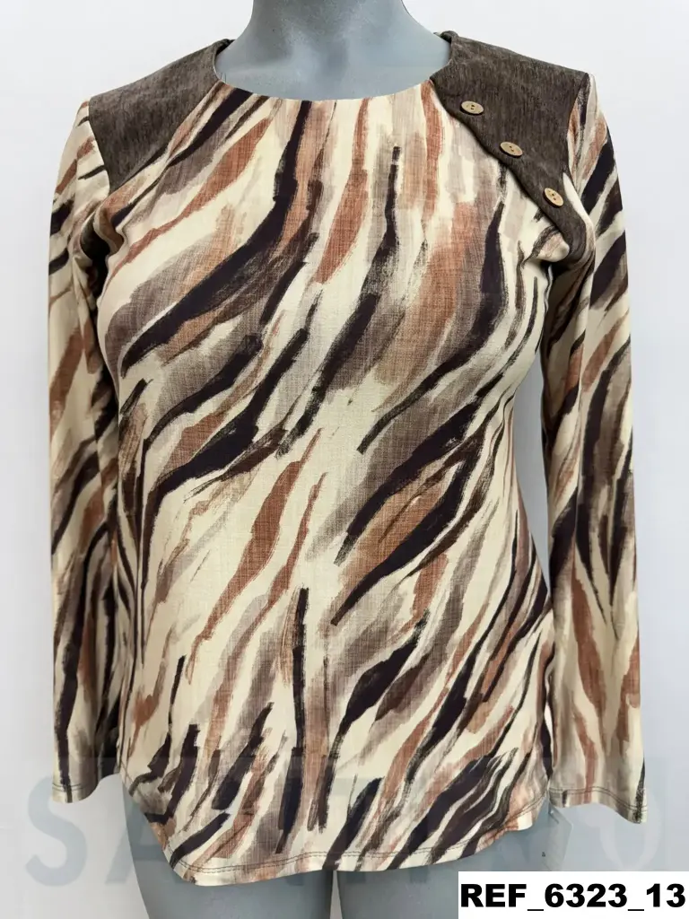 camiseta botones canesu