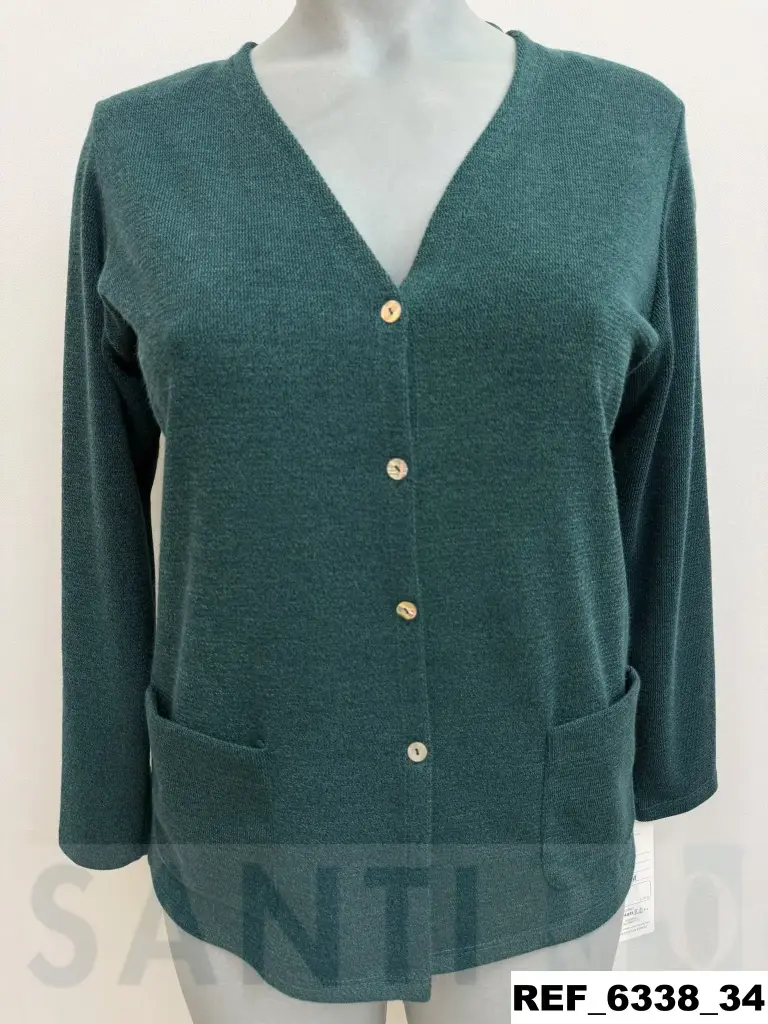 chaqueta punto botones