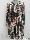 vestido godet escote pico