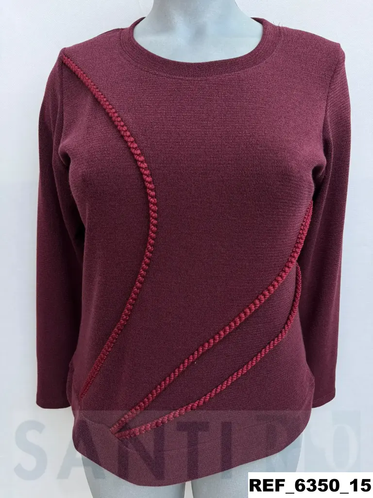 camiseta cordon pasamaneria