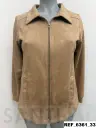 sobrecamisa antelina cremallera lisa