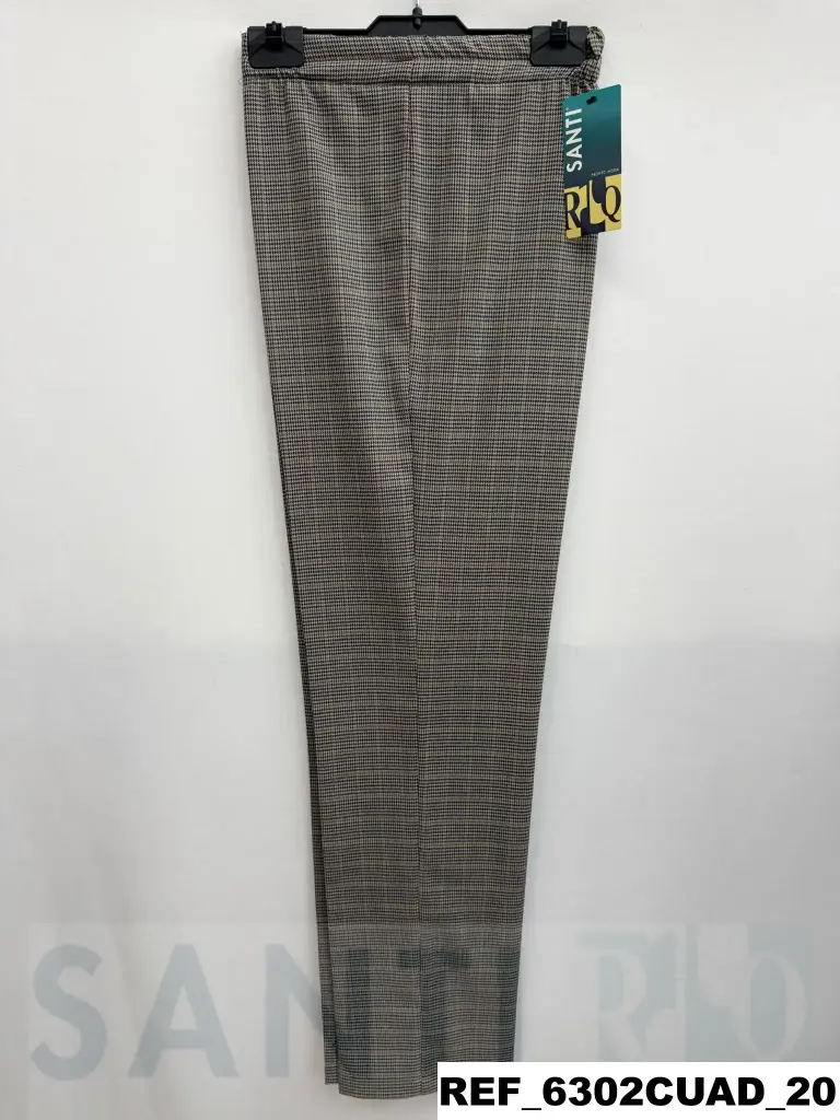 pantalon goma cuadros