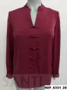 blusa cinco alamares